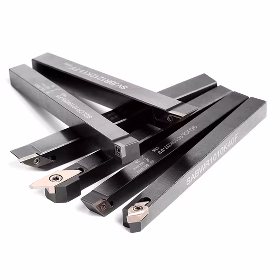 Suporte de ferramenta de torneamento externo Sandhog para inserção de carboneto de tungstênio em torno CNC